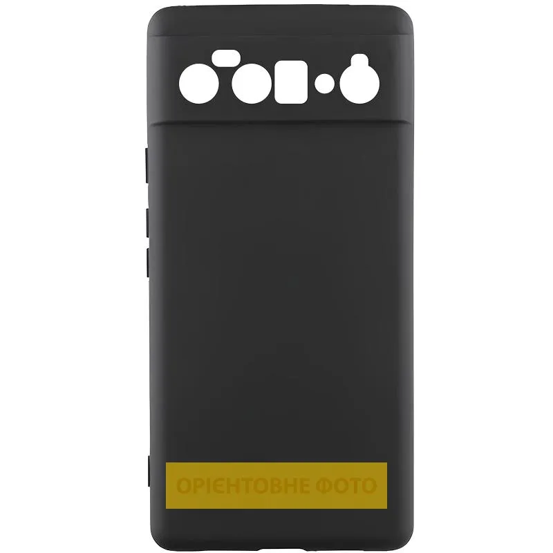 Чохол TPU GETMAN Liquid Silk Full Camera для Xiaomi Redmi Note 14 4G (Europe version) Чорний / Black