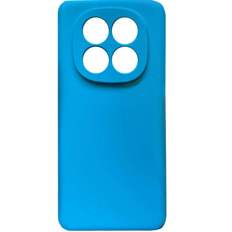 Чохол TPU GETMAN Liquid Silk Full Camera для Xiaomi Redmi Note 14 Pro+ 5G Блакитний / Blue