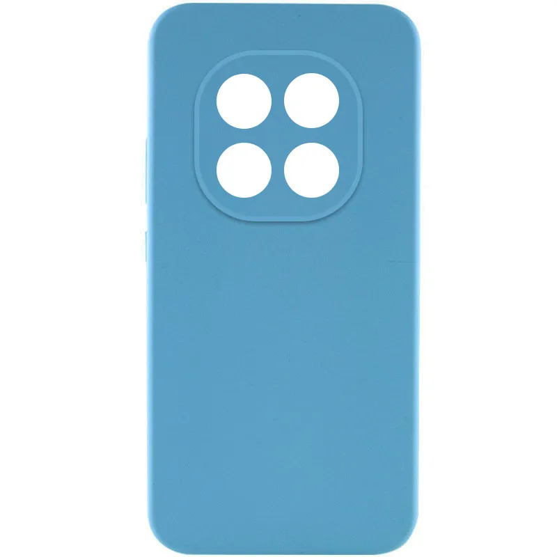 Чохол TPU GETMAN Liquid Silk Full Camera для Xiaomi Redmi Note 14 Pro 5G Блакитний / Blue