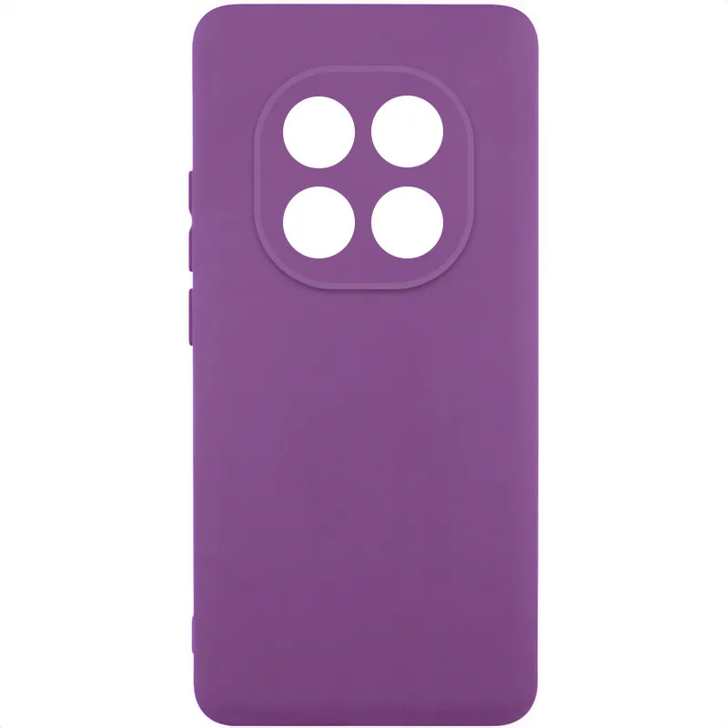 Чохол TPU GETMAN Liquid Silk Full Camera для Xiaomi Redmi Note 14 Pro 5G Фіолетовий / Grape