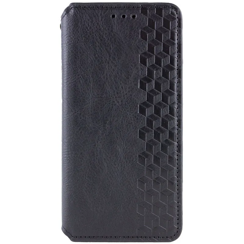 Шкіряний чохол-книжка GETMAN Cubic для Xiaomi Redmi Note 14 Pro 4G Чорний