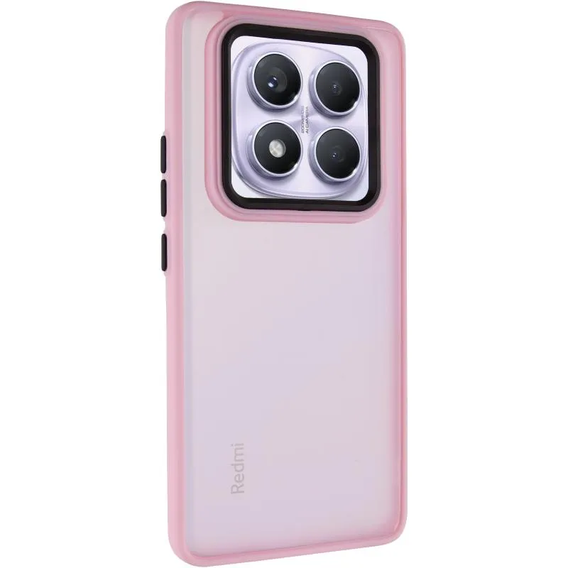 Чохол TPU+PC Lyon Frosted для Xiaomi Redmi Note 14 Pro 4G Pink