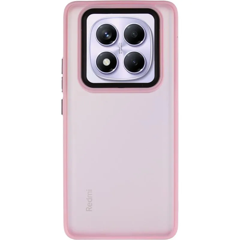 Чохол TPU+PC Lyon Frosted для Xiaomi Redmi Note 14 Pro 4G Pink — фото 3