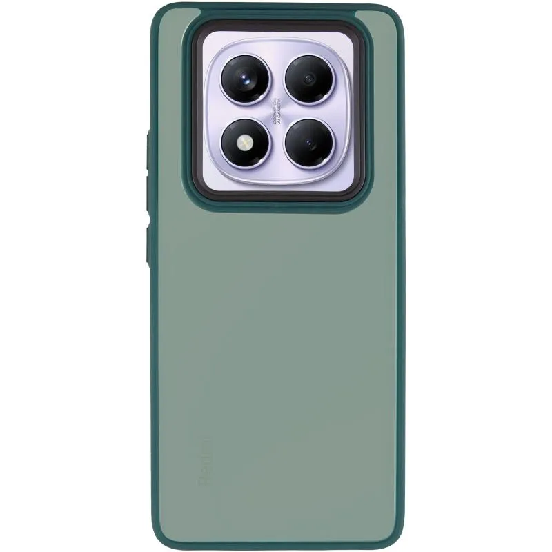 Чохол TPU+PC Lyon Frosted для Xiaomi Redmi Note 14 Pro 4G Green — фото 3