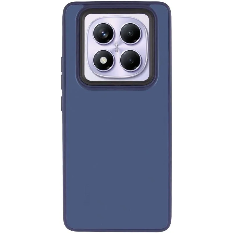 Чохол TPU+PC Lyon Frosted для Xiaomi Redmi Note 14 Pro 4G Deep Navy — фото 3
