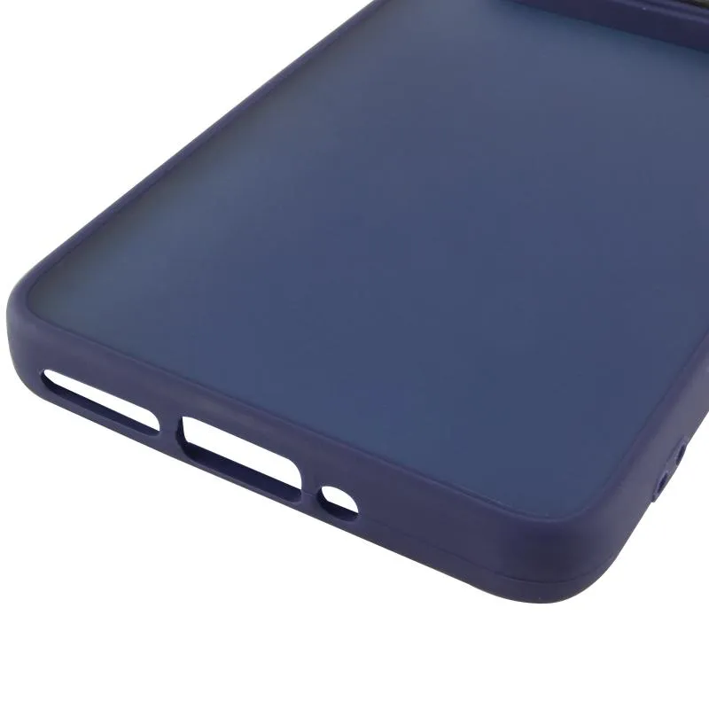 Чохол TPU+PC Lyon Frosted для Xiaomi Redmi Note 14 Pro 4G Deep Navy — фото 5