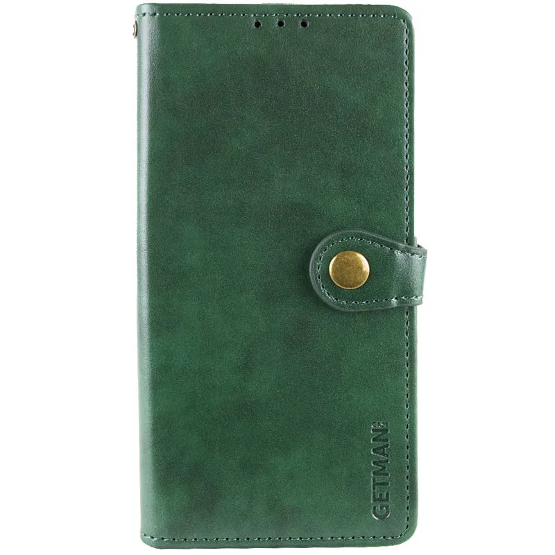 Шкіряний чохол-книжка GETMAN Gallant для Xiaomi Redmi Note 14 Pro 5G / 14 Pro+ Зелений