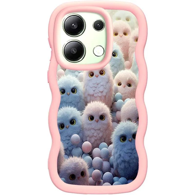 Чохол TPU Cloudy Pictures для Xiaomi Redmi Note 13 5G Owls