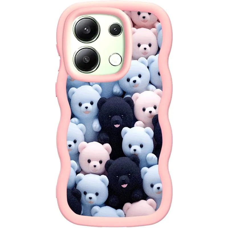 Чохол TPU Cloudy Pictures для Xiaomi Poco X6 / Note 13 Pro 5G Bears