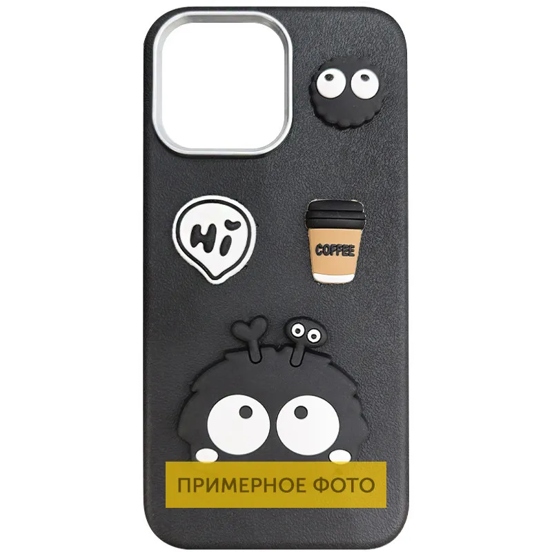 Чохол TPU Leather Toys для Xiaomi Redmi Note 14 Pro 5G Monster / Black