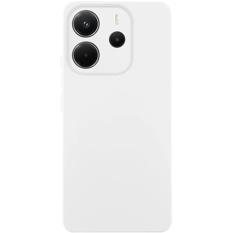 Чохол Silicone Cover Lakshmi Full Camera для Xiaomi Redmi Note 14 4G Білий / White