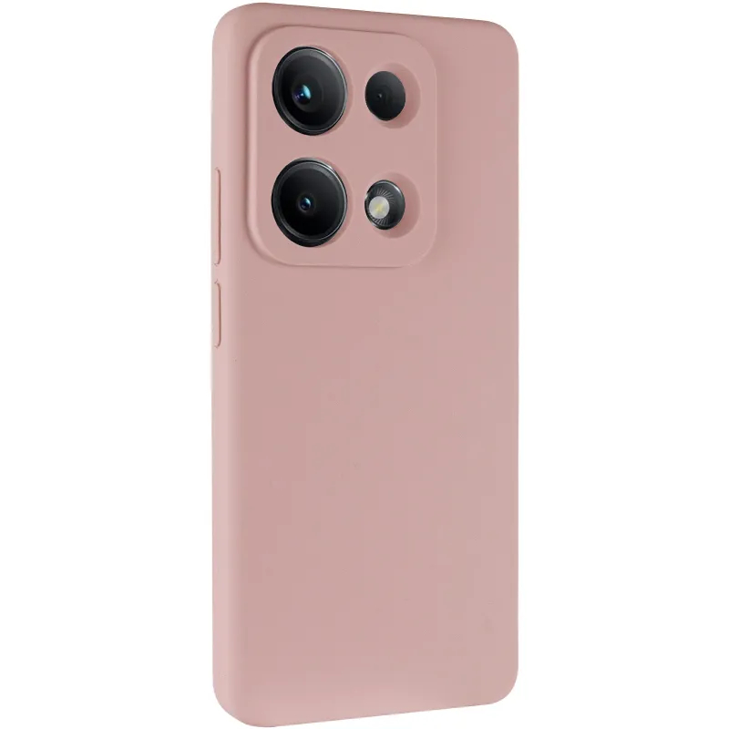 Чохол Silicone Cover Lakshmi Full Camera для Xiaomi Redmi Note 14S Рожевий / Pink Sand