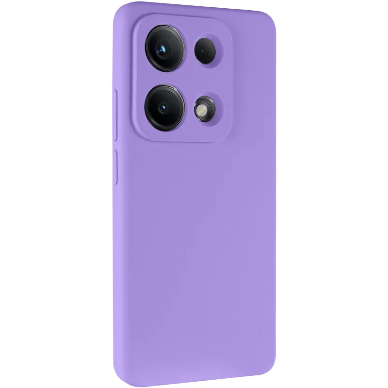 Чохол Silicone Cover Lakshmi Full Camera для Xiaomi Redmi Note 14S Бузковий / Dasheen