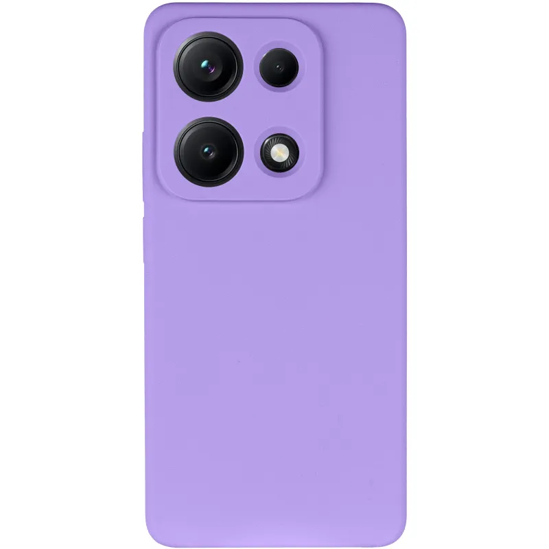 Чохол Silicone Cover Lakshmi Full Camera для Xiaomi Redmi Note 14S Бузковий / Dasheen — фото 3