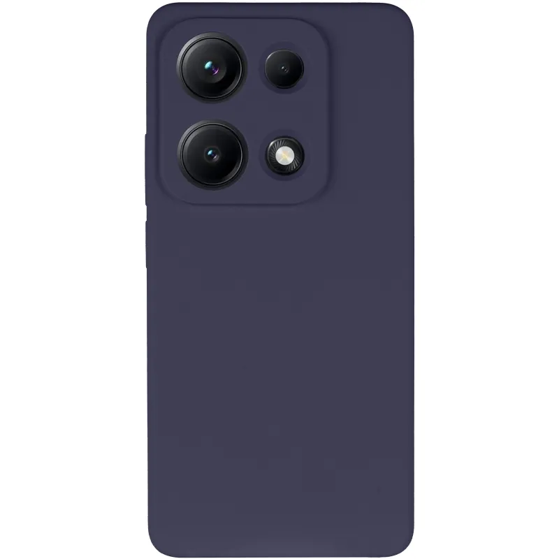 Чохол Silicone Cover Lakshmi Full Camera для Xiaomi Redmi Note 14S Темно-синій / Midnight blue — фото 2