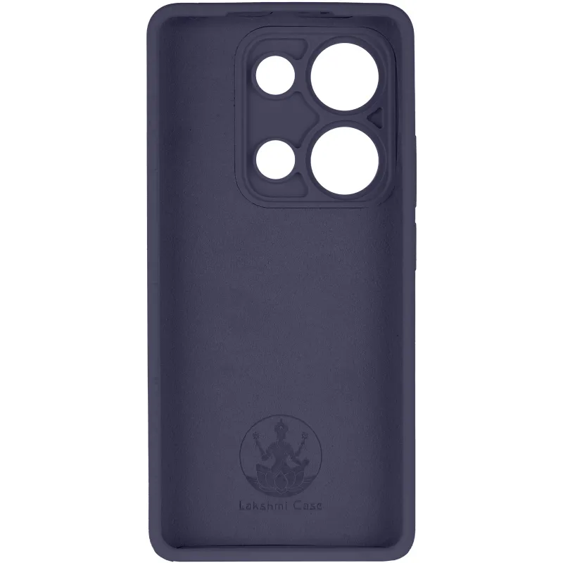 Чохол Silicone Cover Lakshmi Full Camera для Xiaomi Redmi Note 14S Темно-синій / Midnight blue — фото 3