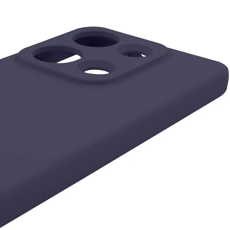 Чохол Silicone Cover Lakshmi Full Camera для Xiaomi Redmi Note 14S Темно-синій / Midnight blue — фото 4