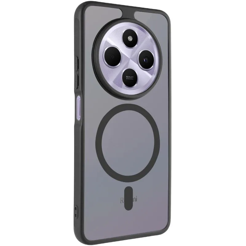 Чохол TPU Bloom with Magnetic Fit для Xiaomi Redmi 14C / A4 / Poco C75 / Poco M7 5G Black