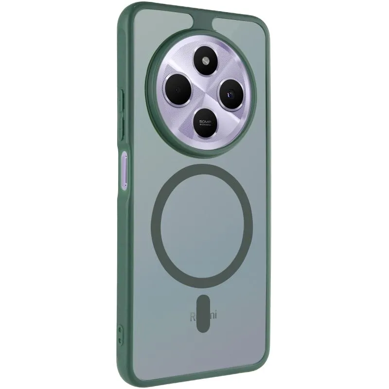 Чохол TPU Bloom with Magnetic Fit для Xiaomi Redmi 14C / A4 / Poco C75 / Poco M7 5G Green