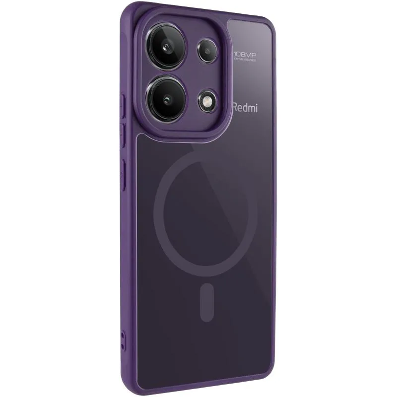 Чохол TPU Bloom with Magnetic Fit для Xiaomi Redmi Note 13 4G Purple