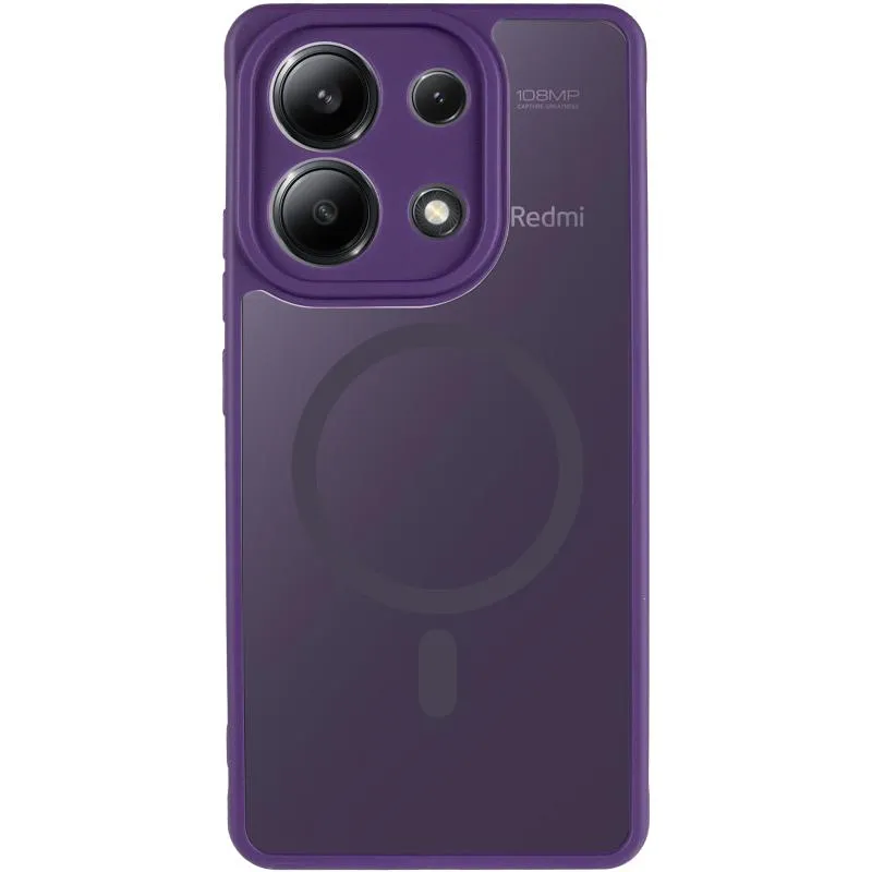 Чохол TPU Bloom with Magnetic Fit для Xiaomi Redmi Note 13 4G Purple — фото 2