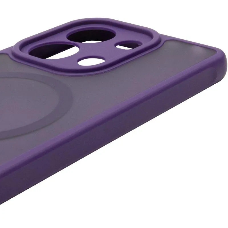 Чохол TPU Bloom with Magnetic Fit для Xiaomi Redmi Note 13 4G Purple — фото 4