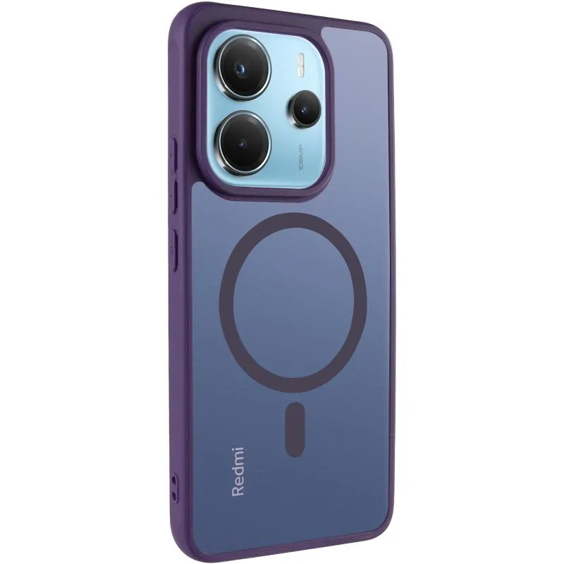 Чохол TPU Bloom with Magnetic Fit для Xiaomi Redmi Note 14 4G Purple