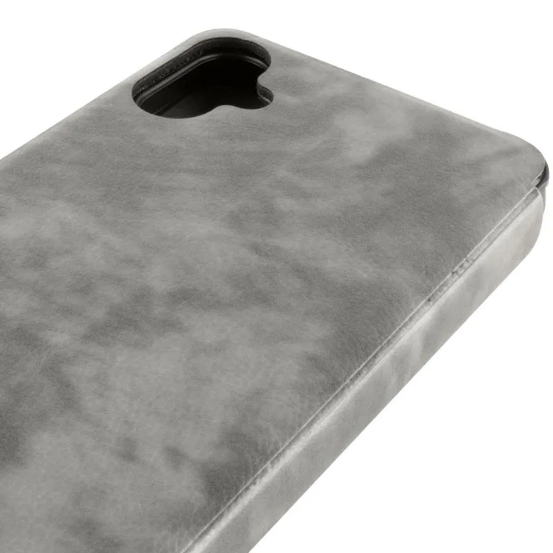 Шкіряний чохол-книжка Belora для Samsung Galaxy A06 Gray — фото 2