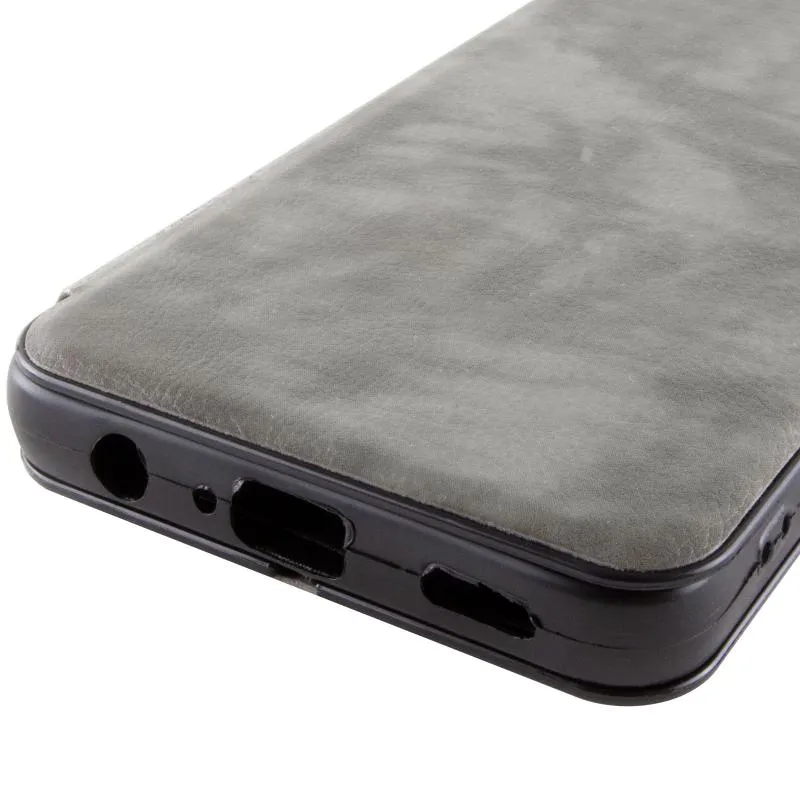 Шкіряний чохол-книжка Belora для Samsung Galaxy A06 Gray — фото 3