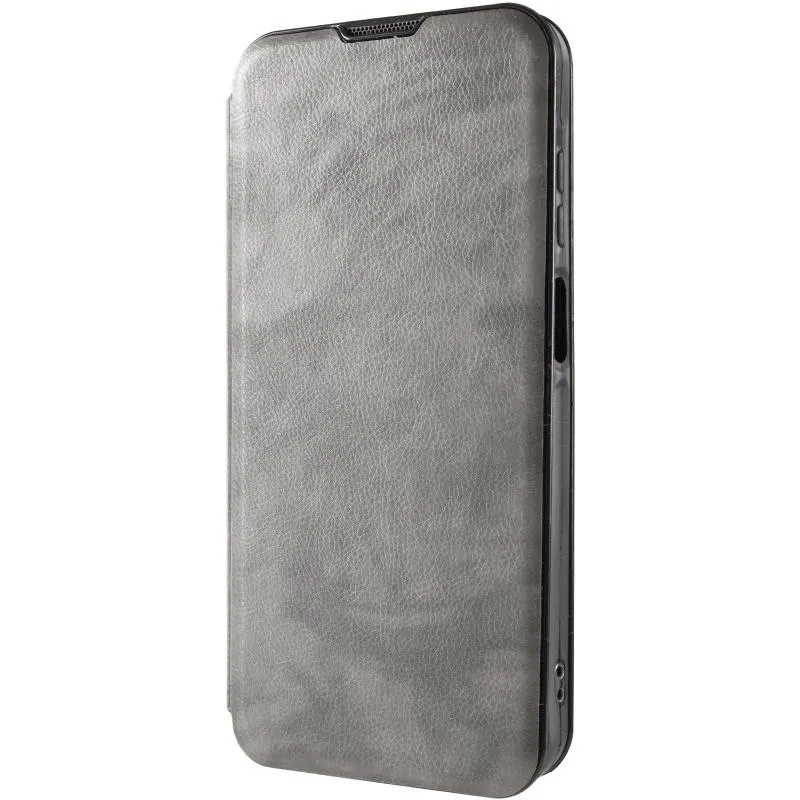 Шкіряний чохол-книжка Belora для Xiaomi Redmi 13C / Poco C65 Gray