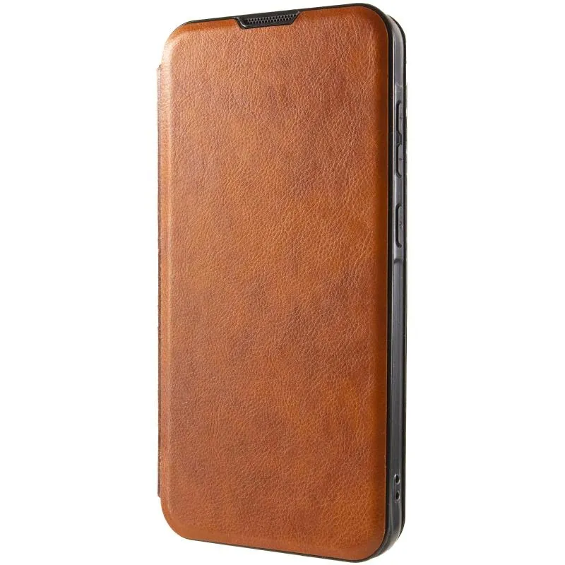 Шкіряний чохол-книжка Belora для Xiaomi Redmi Note 13 4G Brown
