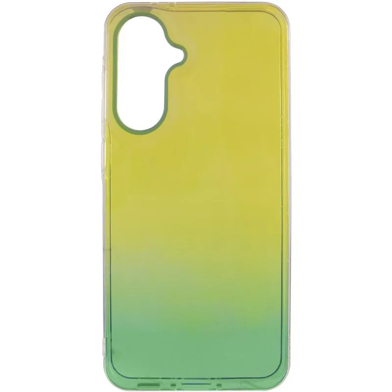 Чохол TPU+PC Glassbend для Samsung Galaxy A35 Green — фото 3