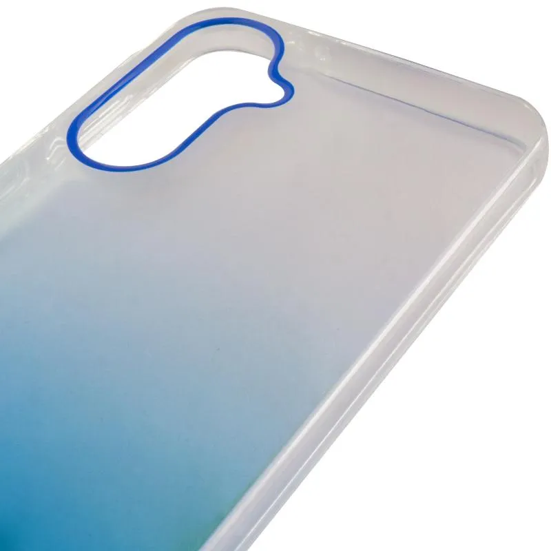 Чохол TPU+PC Glassbend для Samsung Galaxy A35 Blue — фото 4