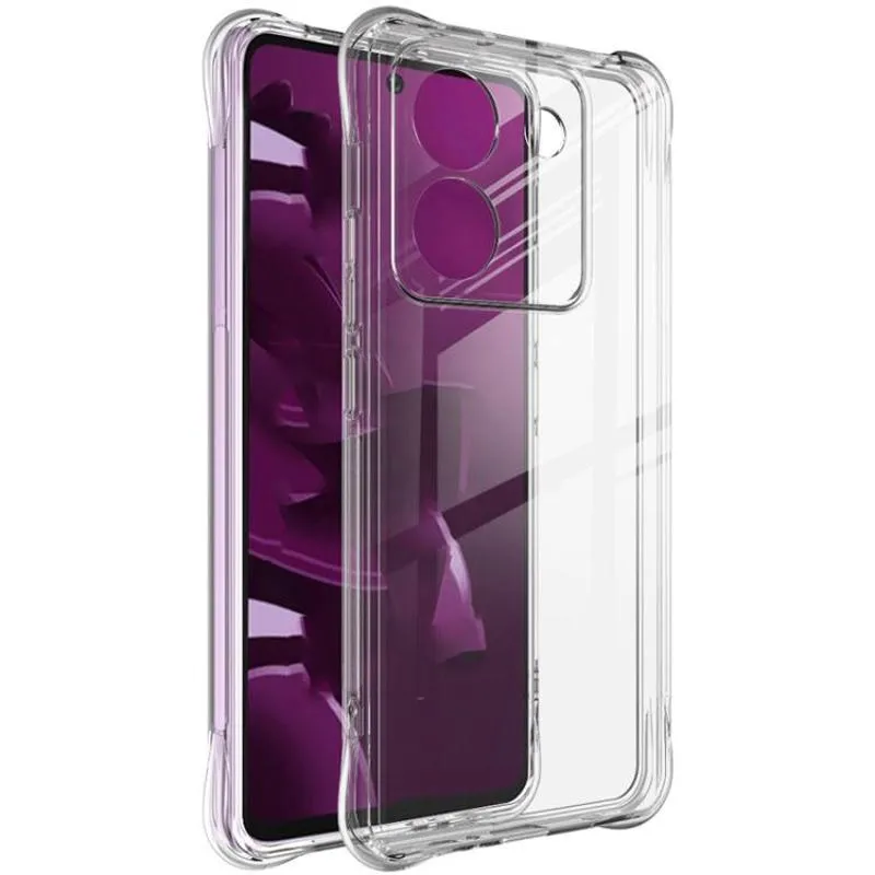 TPU чохол GETMAN Ease logo посилені кути Full Camera для Xiaomi Poco M7 Pro 5G Безбарвний
