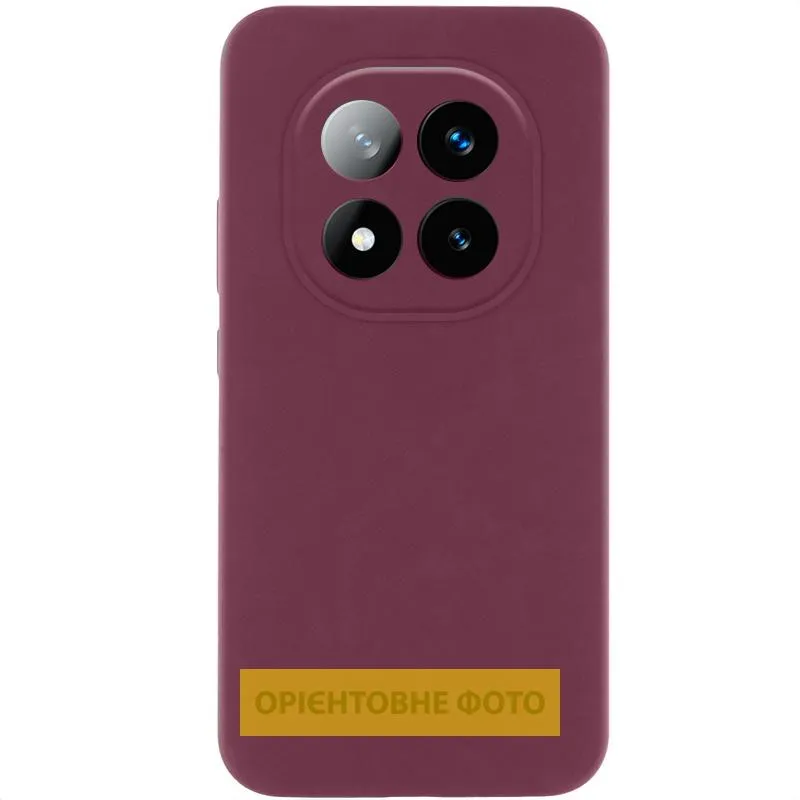 Чохол Silicone Cover Lakshmi Full Camera для Xiaomi Redmi A5 Бордовий / Plum