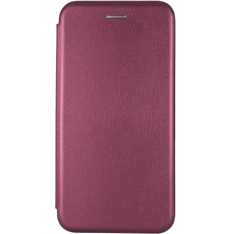 Шкіряний чохол-книжка Classy для Xiaomi Redmi A5 / Poco C71 Бордовий