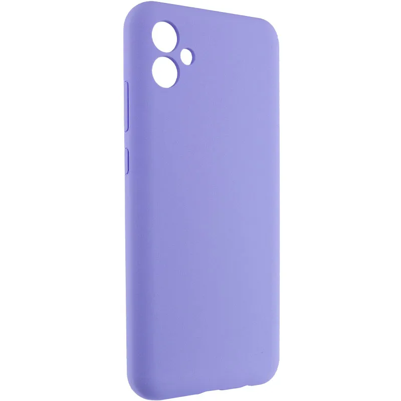 Чохол Silicone Cover Lakshmi Full Camera для Samsung Galaxy A08 / A07 4G Бузковий / Dasheen — фото 3