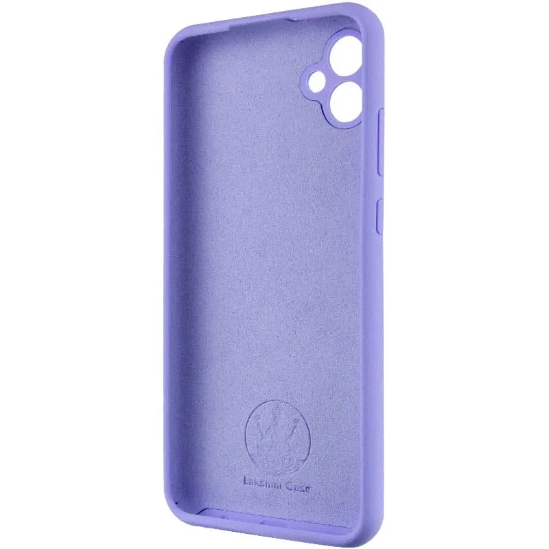 Чохол Silicone Cover Lakshmi Full Camera для Samsung Galaxy A08 / A07 4G Бузковий / Dasheen — фото 5