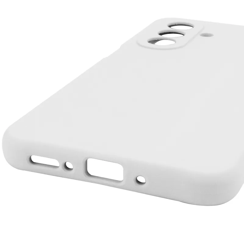 Чохол Silicone Cover Lakshmi Full Camera для Samsung Galaxy A18 / A17 Білий / White — фото 5