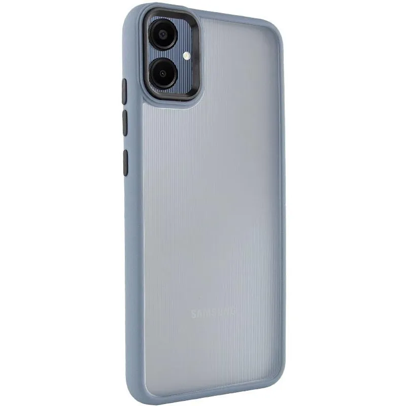Чохол TPU+PC Lyon Frosted для Samsung Galaxy A08 / A07 4G Sierra Blue