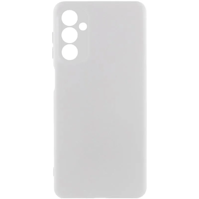 Чохол TPU GETMAN Liquid Silk Full Camera для Samsung Galaxy A18 / A17 Білий / White