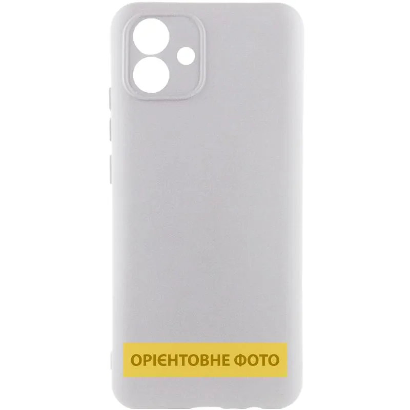 Чохол TPU GETMAN Liquid Silk Full Camera для Samsung Galaxy A18 / A17 Сірий / Lavender
