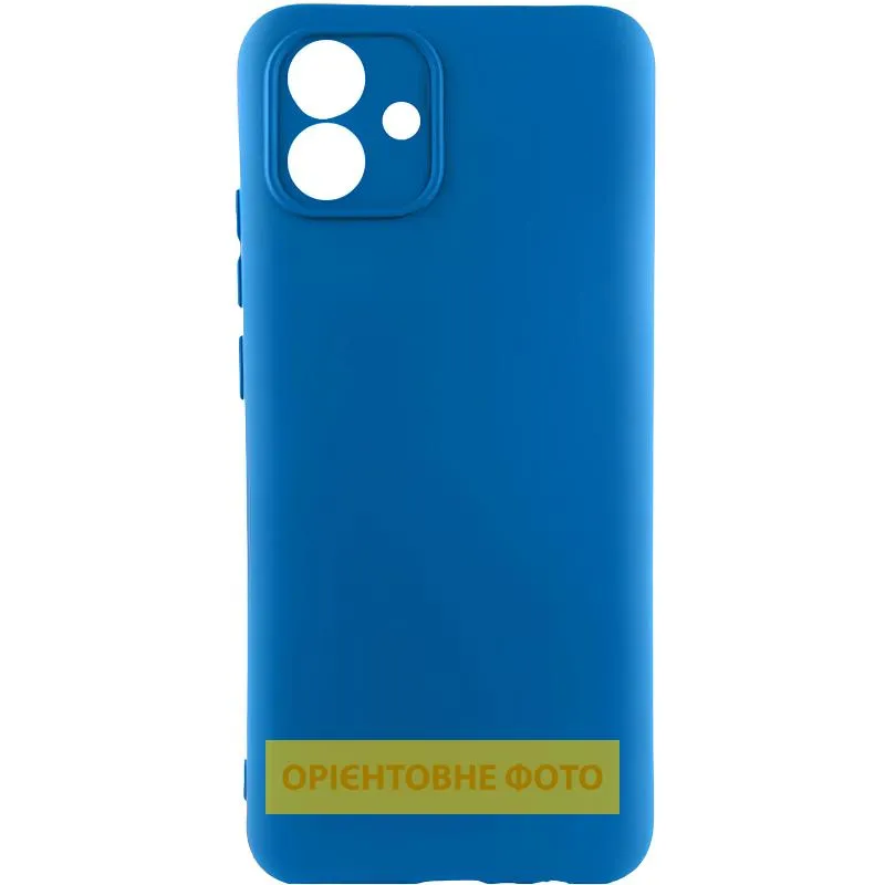 Чохол TPU GETMAN Liquid Silk Full Camera для Samsung Galaxy A18 / A17 Синій / Royal blue