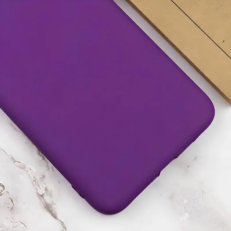 Чохол TPU GETMAN Liquid Silk Full Camera для Samsung Galaxy A18 / A17 Фіолетовий / Purple — фото 3
