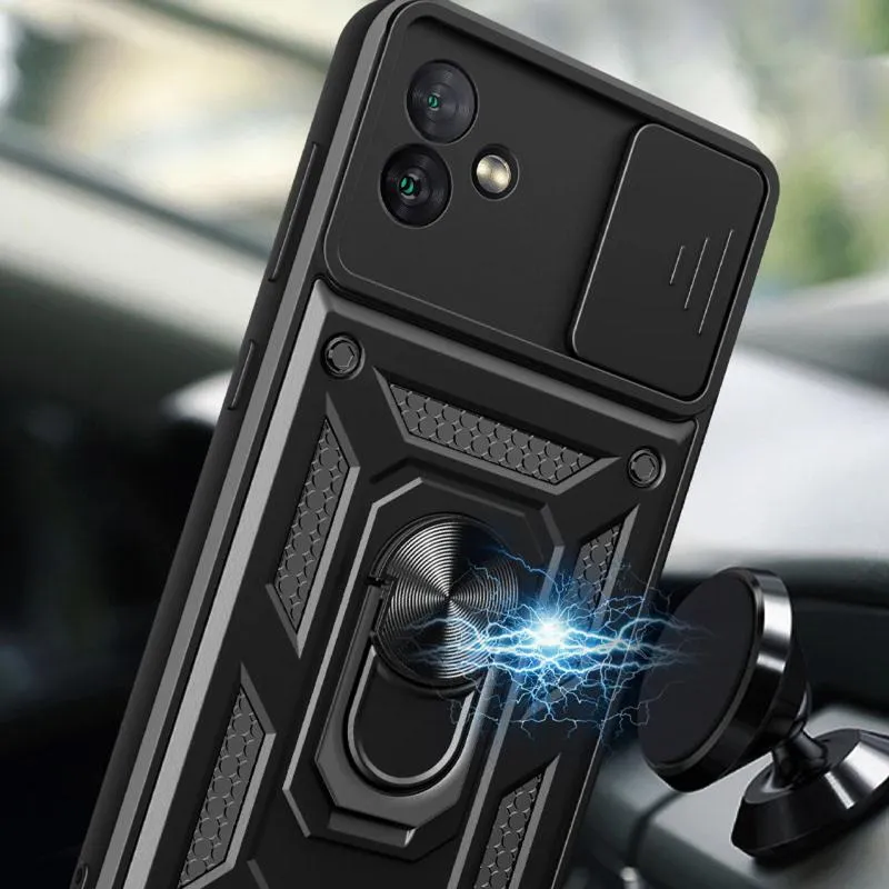 Чохол Ummi Camshield Serge Ring для Samsung Galaxy A04 Чорний / Black — фото 2