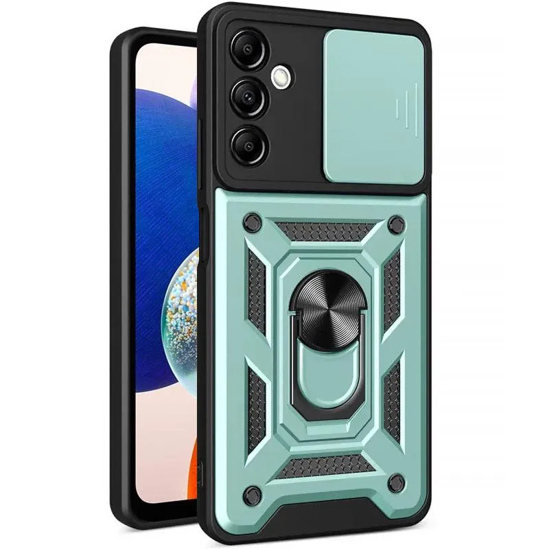 Чохол Ummi Camshield Serge Ring для Samsung Galaxy A16 4G/5G Зелений / Green