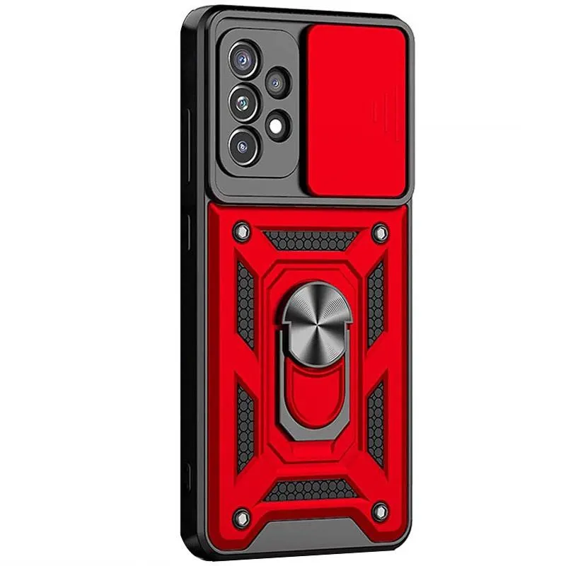 Чохол Ummi Camshield Serge Ring для Samsung Galaxy A32 4G Червоний / Red