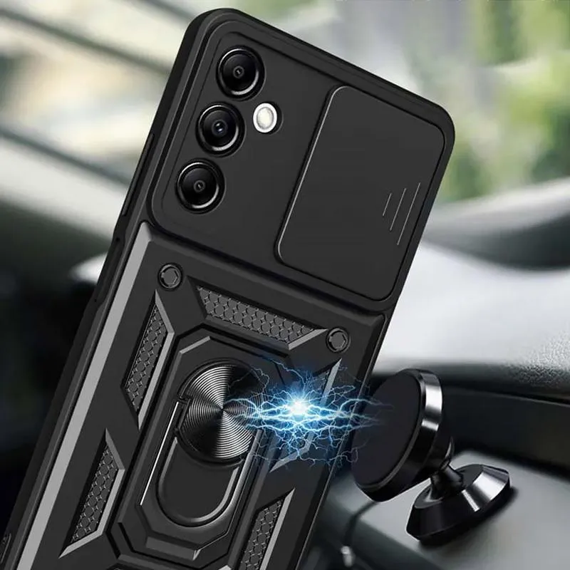 Чохол Ummi Camshield Serge Ring для Samsung Galaxy A36 5G Чорний / Black — фото 4