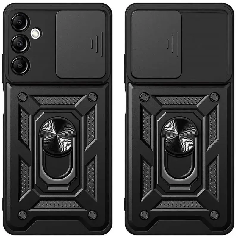 Чохол Ummi Camshield Serge Ring для Samsung Galaxy A56 5G Чорний / Black — фото 2