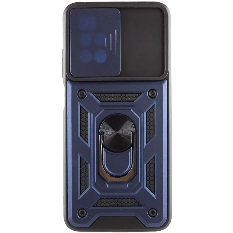 Чохол Ummi Camshield Serge Ring для Xiaomi Redmi 10 Синій / Navy — фото 3